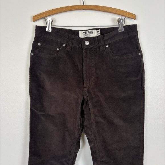 Mountain Khakis Corduroy Pants Men’s Brown Classic Fit Straight Fit Size 31x30 - Picture 2 of 6